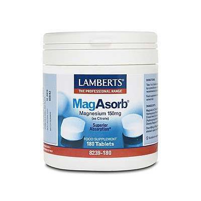 Lamberts MagAsorb 180 Tablets