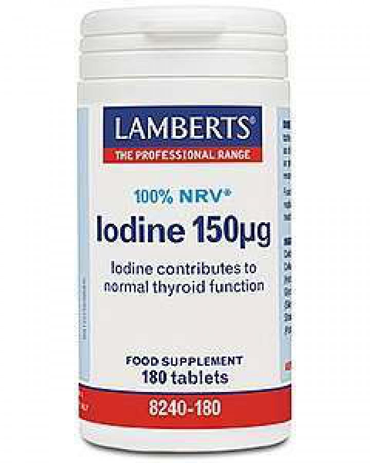 Lamberts Iodine 150mcg 180 Tablets