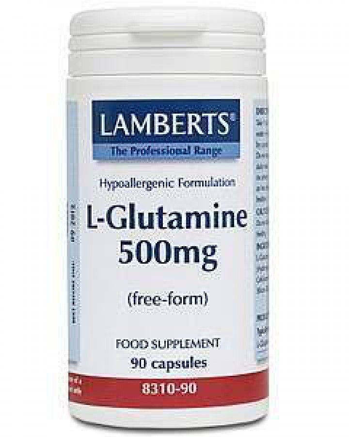 Lamberts L-Glutamine 500mg 90 Capsules