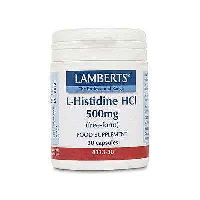 Lamberts L-Histidine HCI 500mg 30 Capsules