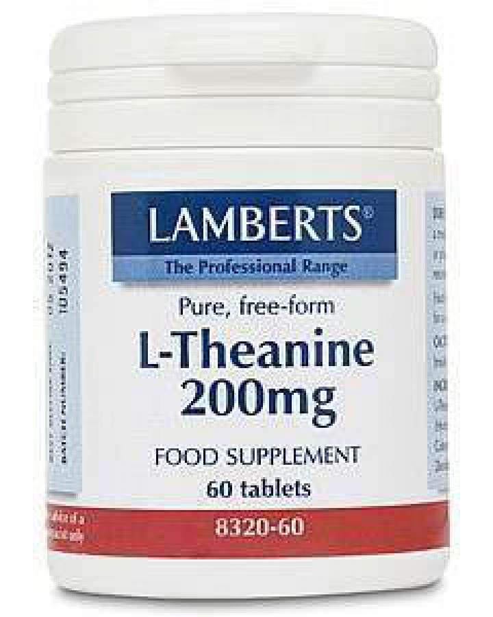 Lamberts L-Theanine 200mg 60 Tablets