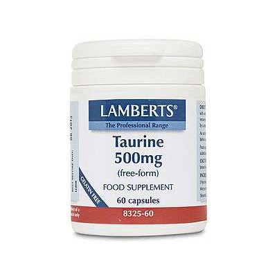 Lamberts Taurine 500mg 60 Capsules