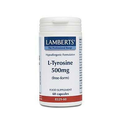 Lamberts L-Tyrosine 500mg 60 Capsules