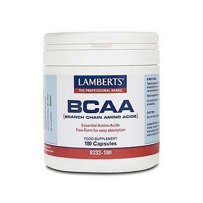 Lamberts BCAA Branch Chain Amino Acids 180 Capsules