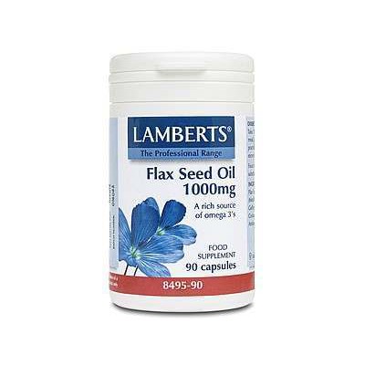 Lamberts Flax Seed Oil 1000mg 90 Capsules