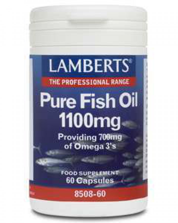 Lamberts Pure Fish Oil 1100mg 60 Capsules