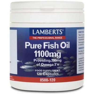 Lamberts Pure Fish Oil 1100mg 120 Capsules