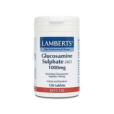 Lamberts Glucosamine Sulphate 2KCI 1000mg 120 Tablets