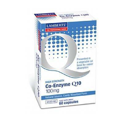 Lamberts Co-Enzyme Q10 100mg 60 Capsules