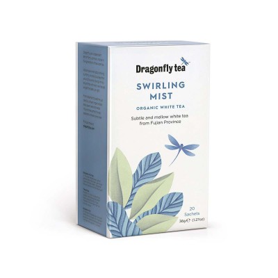 Dragonfly Tea Organic Swirling Mist White Tea 20 Sachets