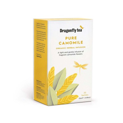 Dragonfly Tea Organic Pure Chamomile Tea 20 Sachets