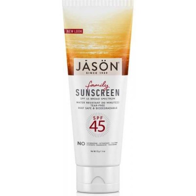 Jason Natural Family Sunblock SPF45 113g