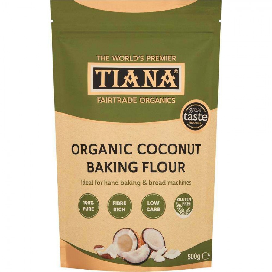 Tiana Organic Fair Trade Coconut Baking Flour 500g