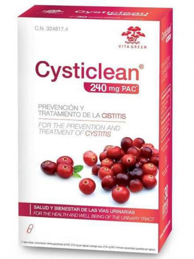 Cysticlean 240mg PAC 30 Capsules