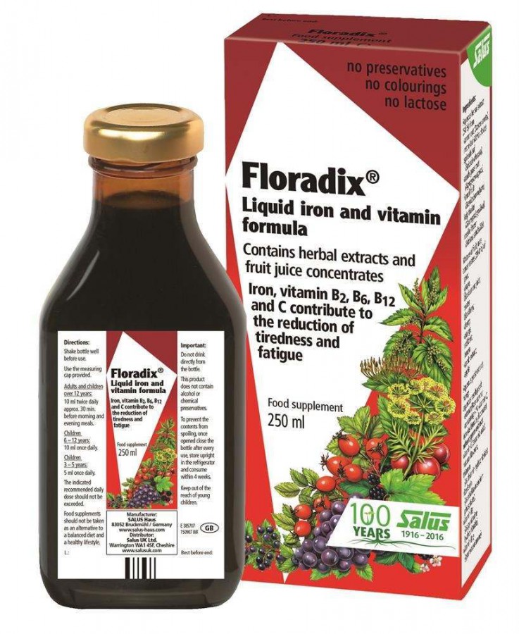 Floradix Liquid Iron Formula 250ml