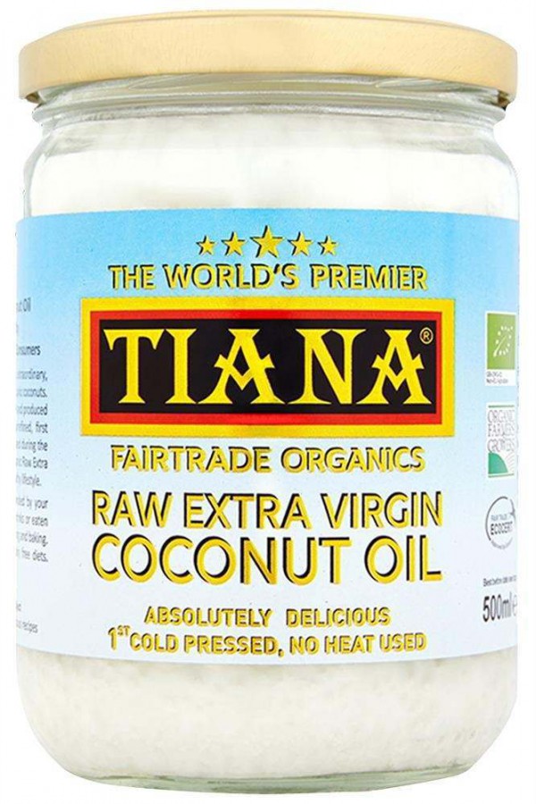 Tiana Organic Fair Trade Coconut Oil 500ml