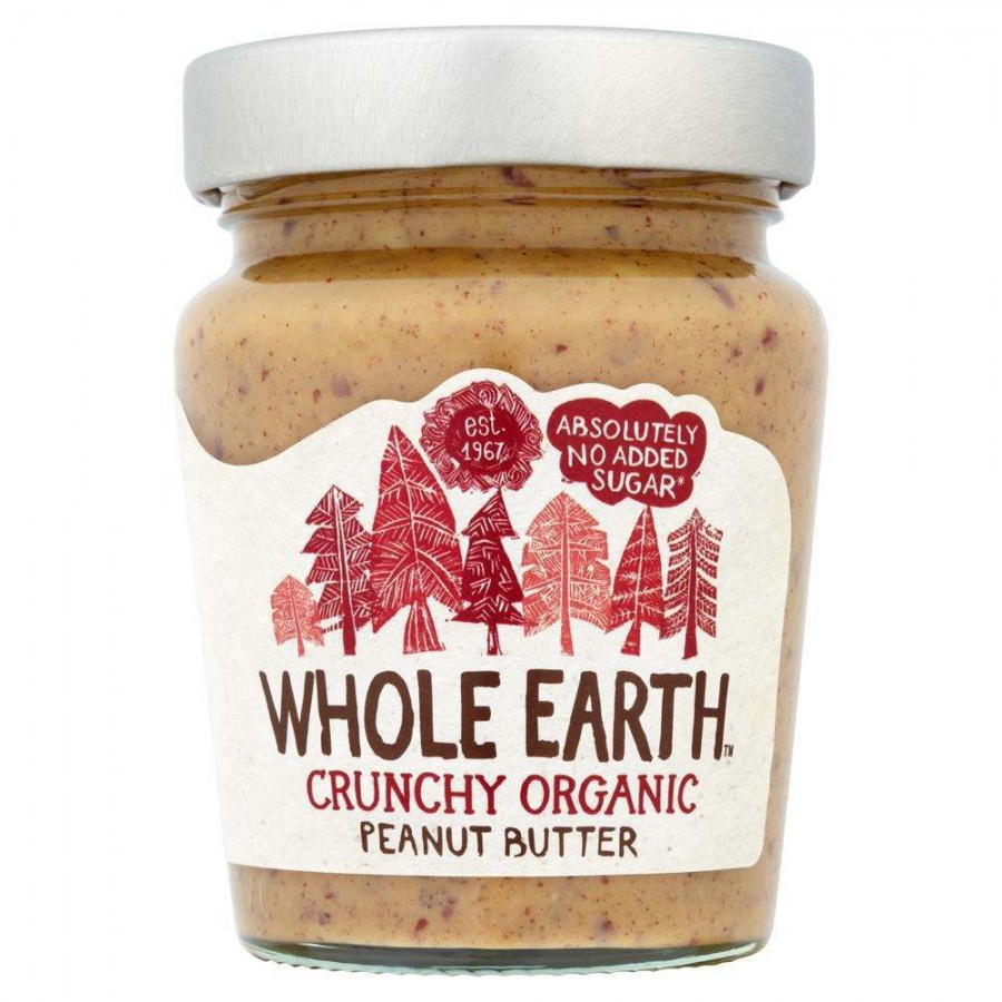 Whole Earth Organic Crunchy Peanut Butter 227g