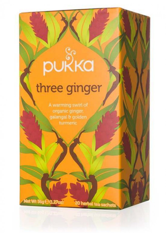 Pukka Organic Three Ginger Tea - 20 Sachets