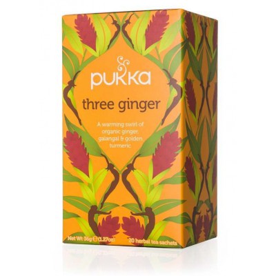 Pukka Organic Three Ginger Tea - 20 Sachets