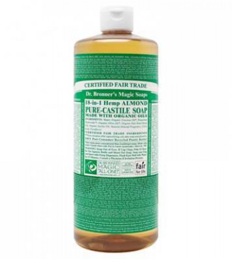 Dr Bronner's Organic Almond Castile Liquid Soap 946ml