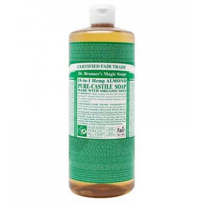 Dr Bronner's Organic Almond Castile Liquid Soap 946ml