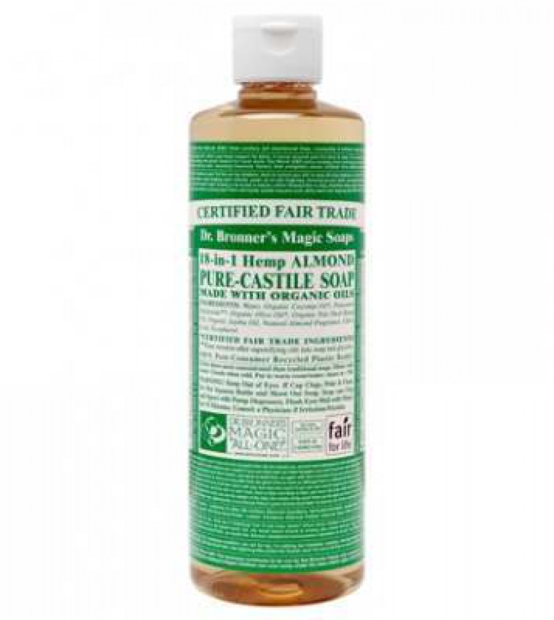 Dr Bronner's Organic Almond Castile Liquid Soap 473ml