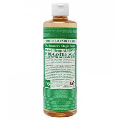 Dr Bronner's Organic Almond Castile Liquid Soap 473ml