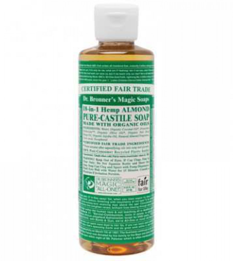 Dr Bronner's Organic Almond Castile Liquid Soap 237ml