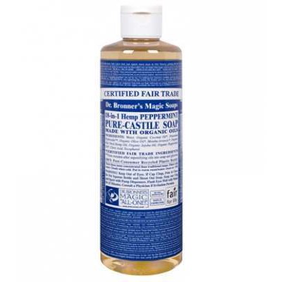 Dr Bronner's Peppermint Castile Liquid Soap 473ml