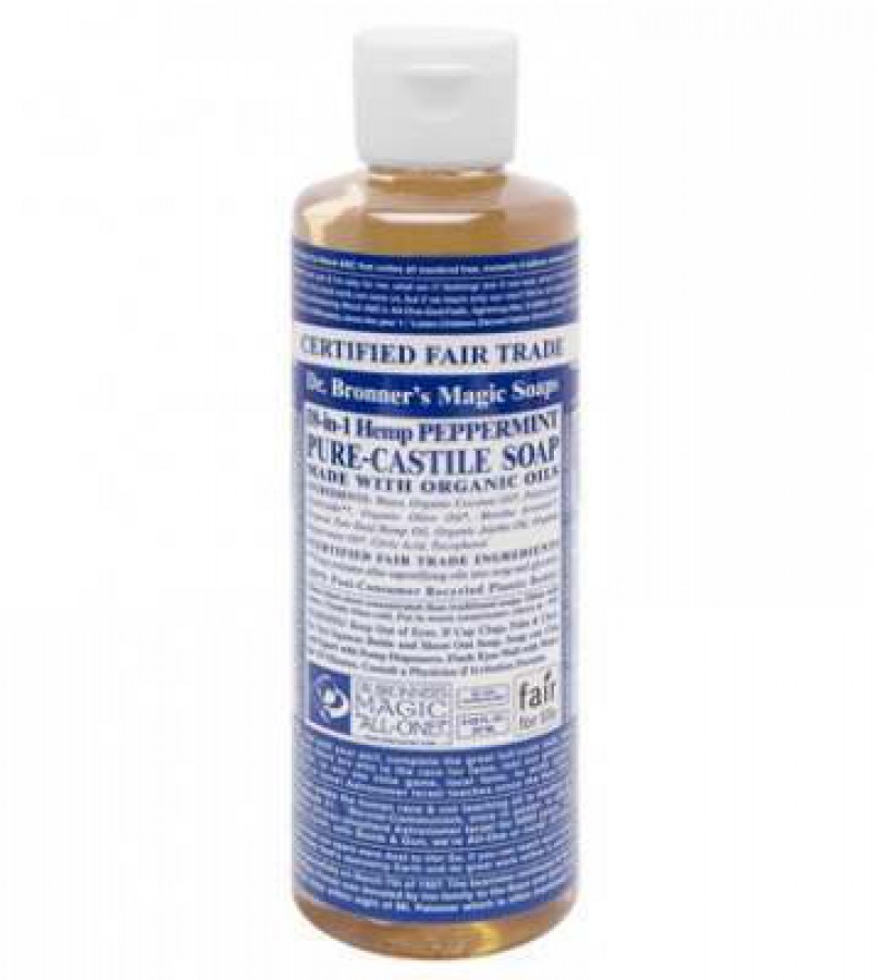 Dr Bronner's Peppermint Castile Liquid Soap 237ml