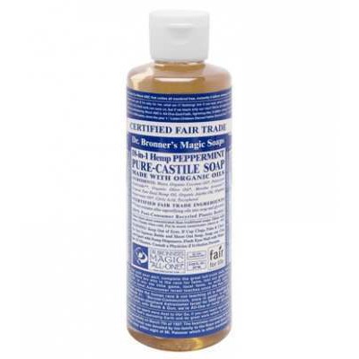 Dr Bronner's Peppermint Castile Liquid Soap 237ml