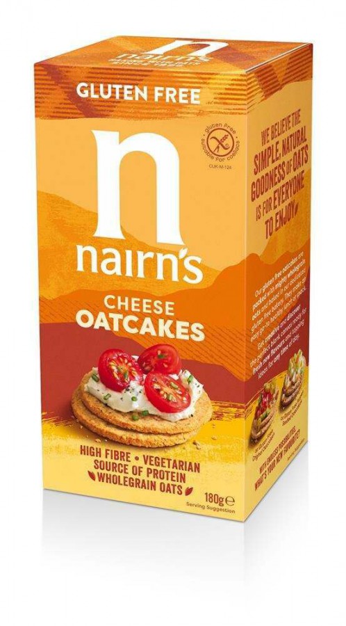 Nairn's Gluten Free Cheese Oatcakes 180g