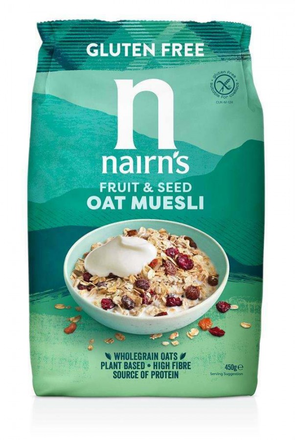 Nairn's Gluten Free Fruit & Seed Oat Muesli 450g