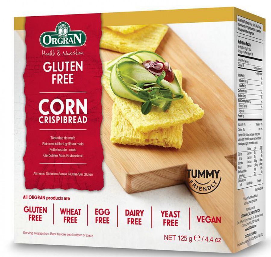 Orgran Gluten Free Corn Crispibreads 125g