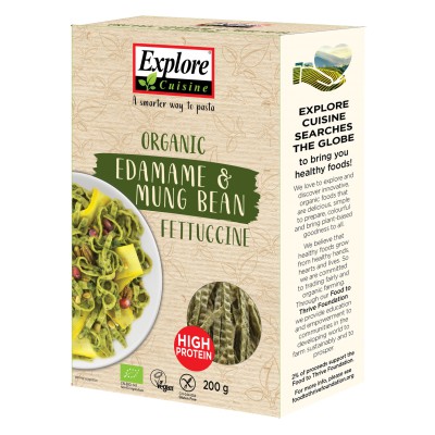 Explore Cuisine Organic Edamame & Mung Bean Fettuccine 200g