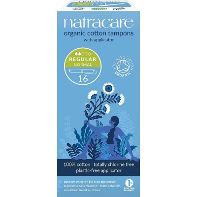 Natracare Regular Applicator Tampons - Pack of 16