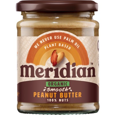 Meridian Organic Smooth 100% Peanut Butter 280g