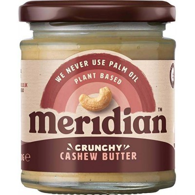 Meridian Natural Crunchy 100% Cashew Butter 170g