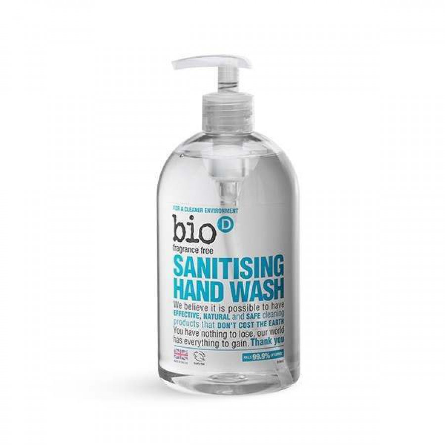 Bio-D Anti-Bacterial Hand Wash - Fragrance Free 500ml