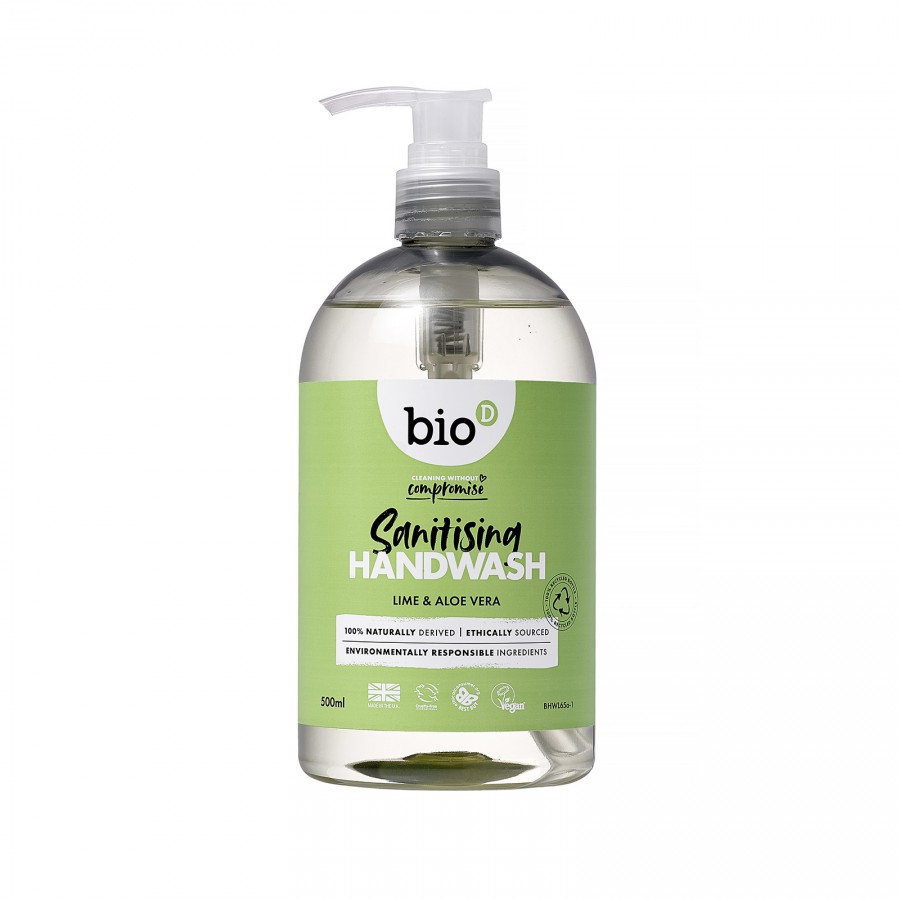 Bio-D Anti Bacterial Hand Wash with Lime & Aloe Vera 500ml