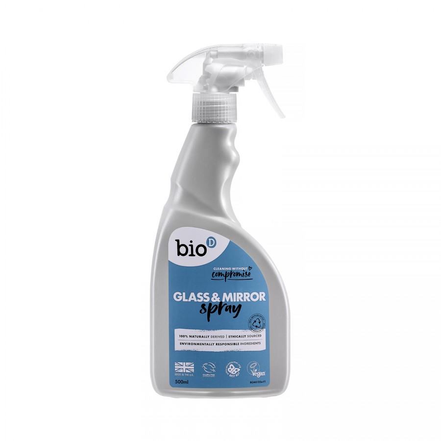 Bio-D Glass & Mirror Spray 500ml