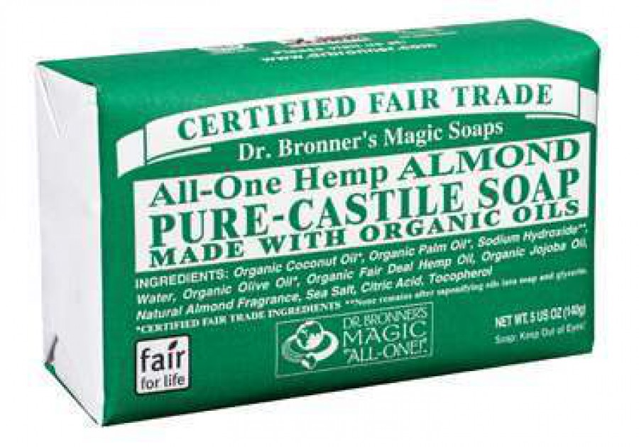 Dr Bronner's Almond Soap Bar 140g