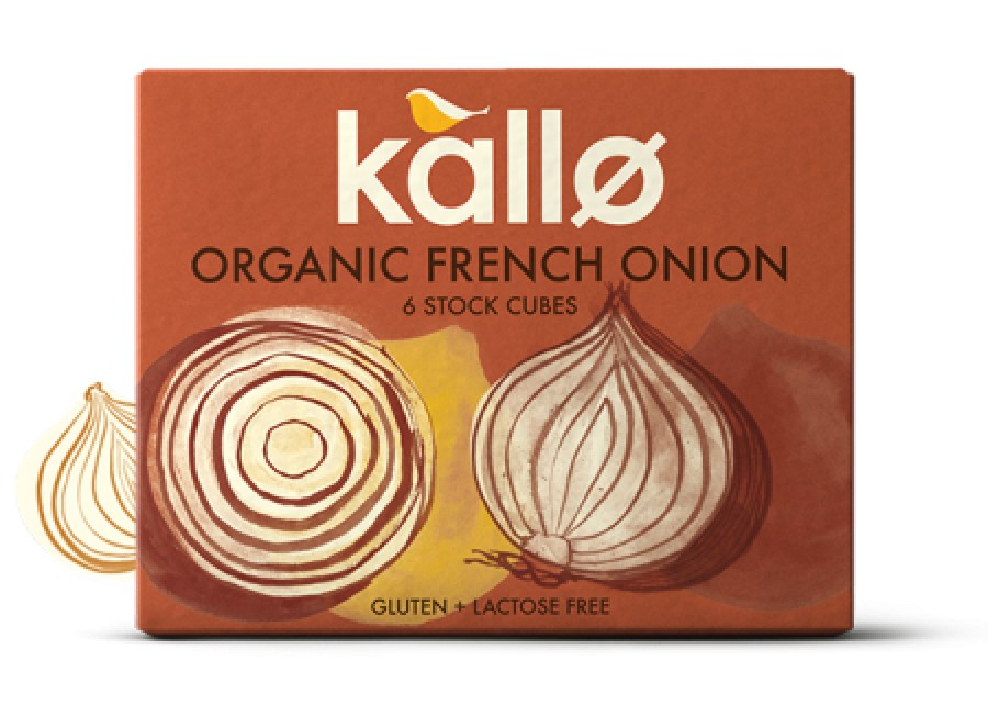 Kallo Organic French Onion Stock Cubes 66g