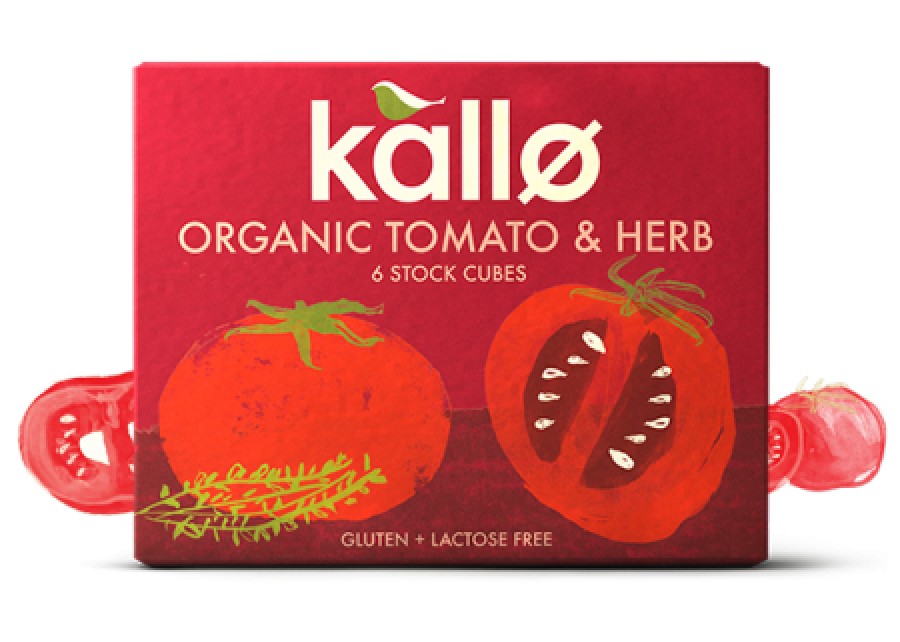 Kallo Organic Tomato & Herb Stock Cubes 66g