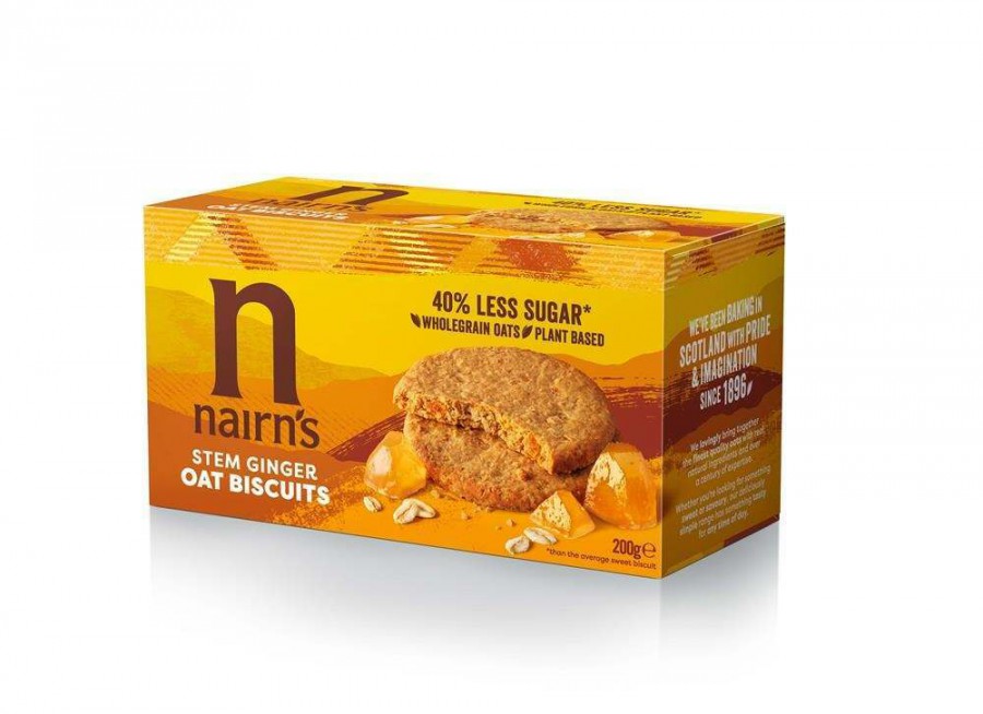 Nairn's Stem Ginger Oat Biscuits 200g