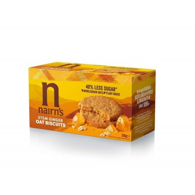 Nairn's Stem Ginger Oat Biscuits 200g