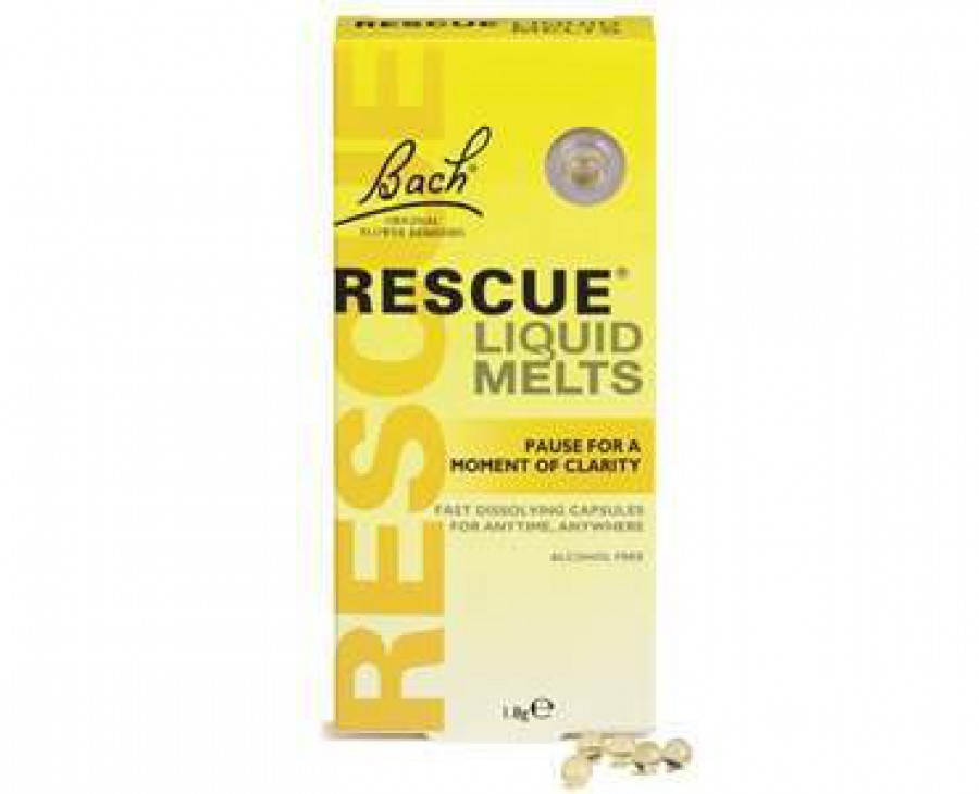 Bach Rescue Liquid Melts 28 Capsules