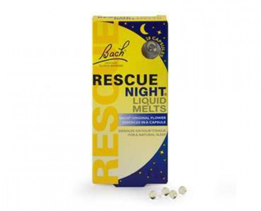 Bach Rescue Night Liquid Melts 28 Capsules