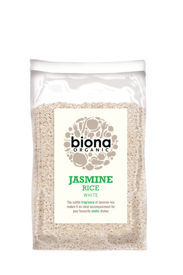 Biona Organic Jasmine White Rice 500g