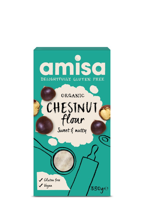 Amisa Organic Gluten Free Chestnut Flour 350g